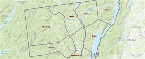 Map Of Warren County Ny - Valley Zip Code Map