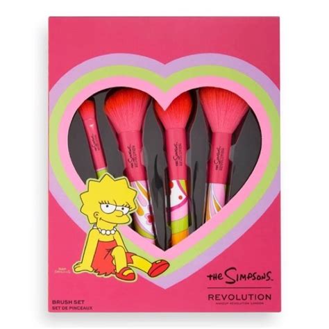 Makeup Revolution Makeup Makeup Revolution X The Simpsons Brush Set Summer Of Love Lisa