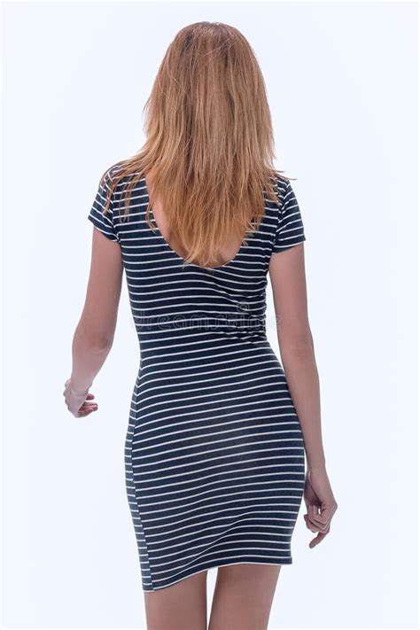 successful young woman walking  isolated  white stock image