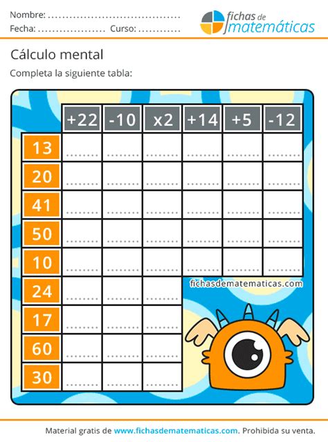 Calculo Mental 2 Ano