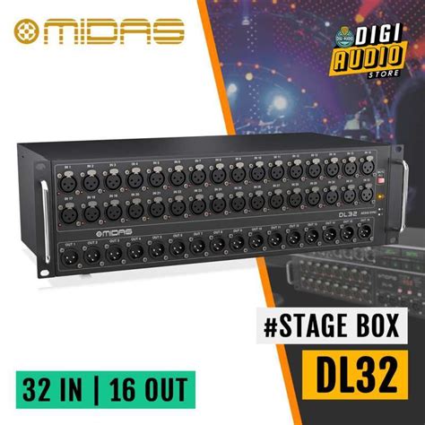 Jual Midas Dl Stage Box Input Output For Digital Audio Mixer