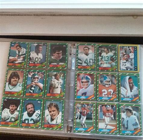 1986 Topps Football Complete Set Cards 1 396 JERRY RICE Graded Psa W