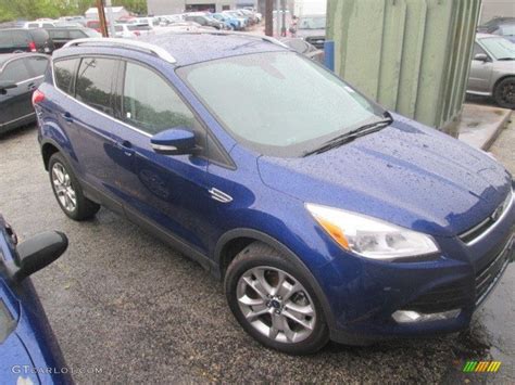 2015 Deep Impact Blue Metallic Ford Escape Titanium 4WD 108230611