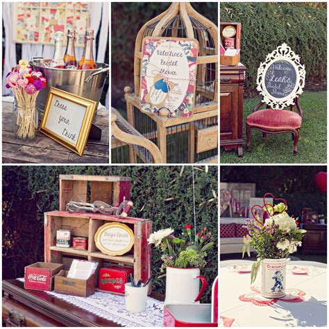 Vintage Style Bridal Shower Ideas