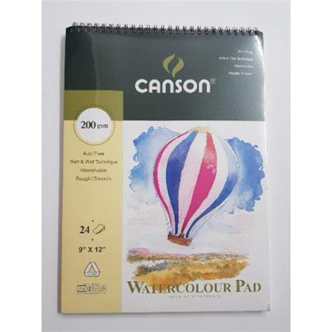 Canson Watercolor Pad 9x12 200 Gsm Lazada Ph