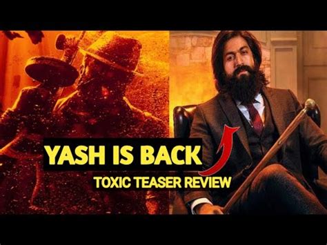 TOXIC ( YASH 19 ) Movie Teaser Review - YouTube