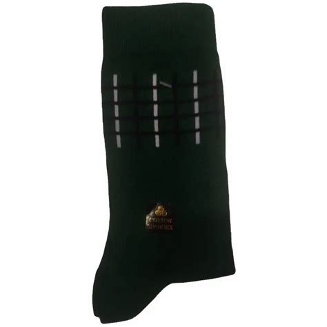 Unisex Printed Green School Uniform Socks, Quarter Length at Rs 30 ...