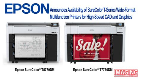 Epson Announces Availability Of Surecolor T Series Wide Format