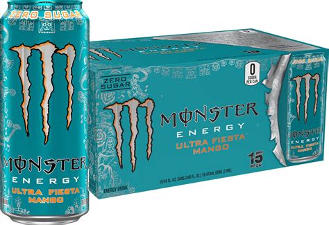 Amazon Monster Energy Ultra Fiesta Mango bebida energética sin