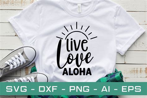 Live Love Aloha Svg Cut File By Najirbd Thehungryjpeg