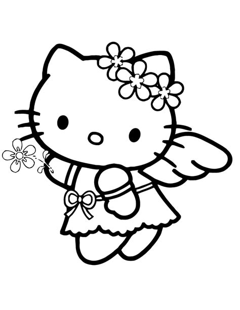 Hello Kitty Drawing Pictures Coloring Home