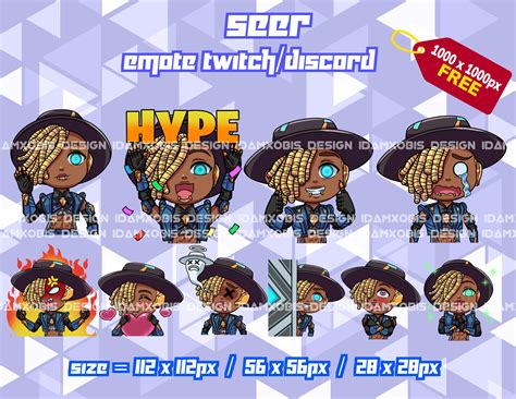 Seer Emotes Apex Legends Seer Twitch Emotes Twitch Emotes Streamer Discord Emotes Seer