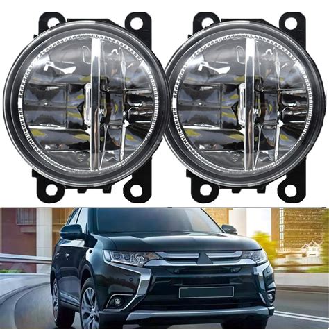 Fog Lights For Mitsubishi Asx L200 Pajero 4 Outlander Grandis 2003 2015