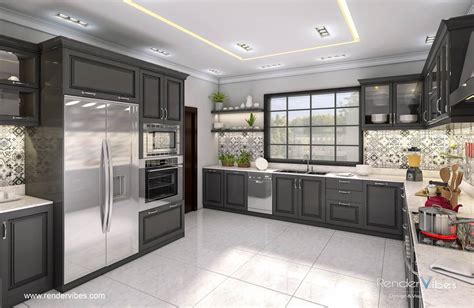 Collection Of Kitchen D Renderings From Various Projects Render