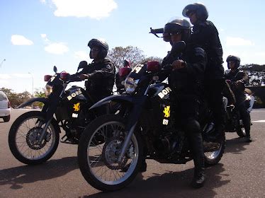 GRUPO TÁTICO EM AÇÕES MOTOCICLÍSTICAS GTAM Policiais do BOPE DF vão