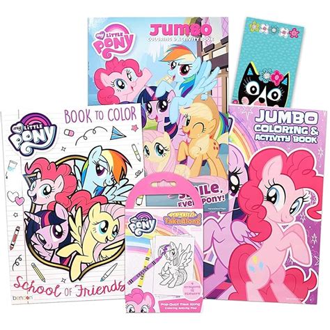 Buy My Little Pony Coloring Book Super Set For Kids Bundle With 4 Mlp