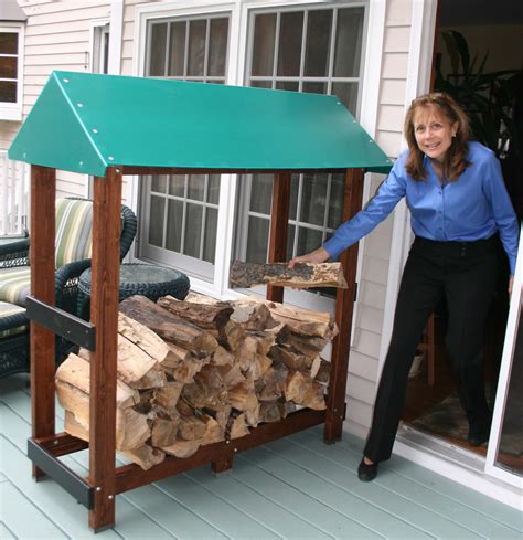 Firewood Shelter Dry Firewood Storage Promotes Seasoning Of Firewood