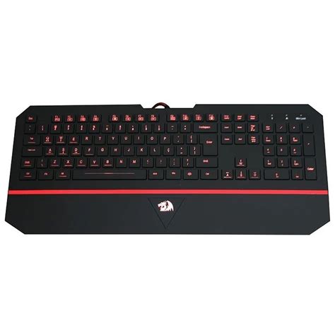 Teclado Gamer Redragon Karura Rgb Abnt Emborrachado Silencioso Preto