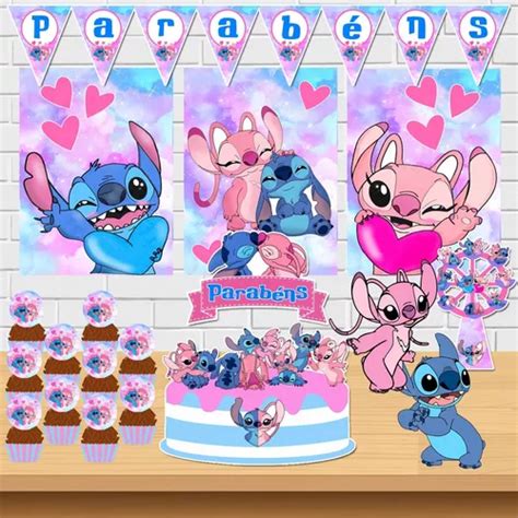 Kit Festa Lilo Stitch S Um Bolinho P S Decora O Brinde Mercadolivre