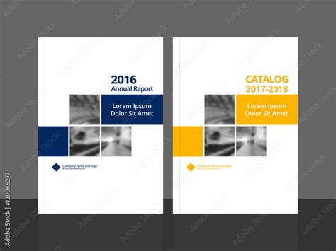 Cover Design For Annual Report And Business Catalog Magazine Flyer Or