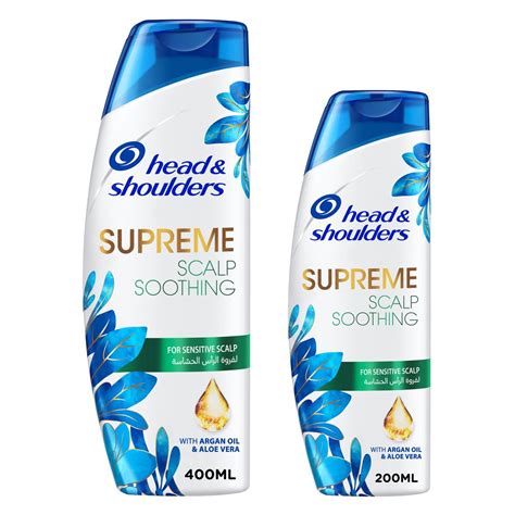 Head And Shoulders Supreme Anti Dandruff Shampoo With Argan Oil And Aloe Vera For Sensitive Scalp