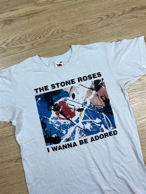 Vintage Y2k Vintage The Stone Roses I Want Be Adored Britpop Tee Grailed