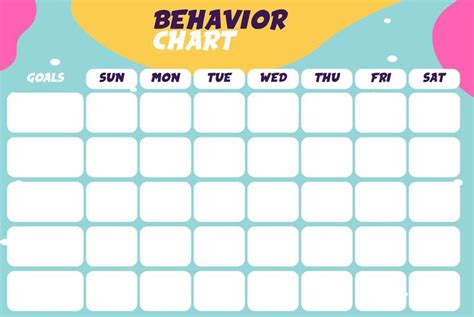 Behavior Chart Printable Calendar