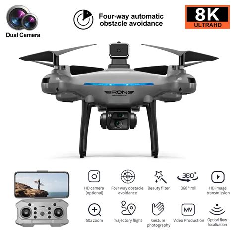 Ky Drone Profissional K Dual Camera Fotografia A Rea Evitar Obst