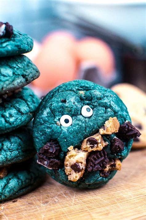 Cookie Monster Cookies for Kids of All Ages: Bright Blue and Adorable ...