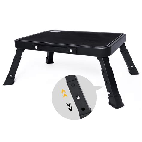 3 Levels Adjustable Folding Step Stool,Foldable RV Step Stool,Safer