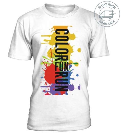 Color Fun Run T Shirt Teechip Shirts Tee Guys Tee | Minaze