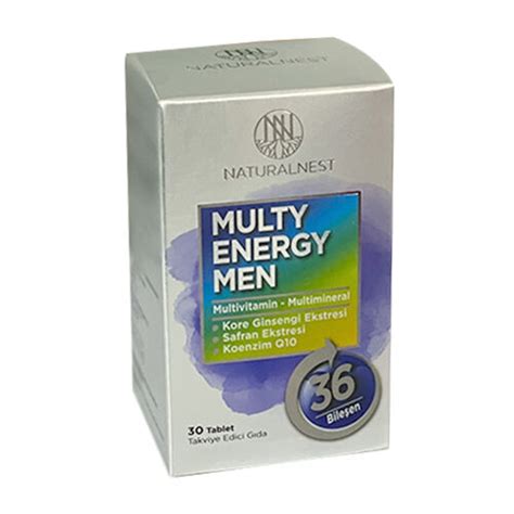 Naturalnest Multi Energy Men Takviye Edici G Da Tablet