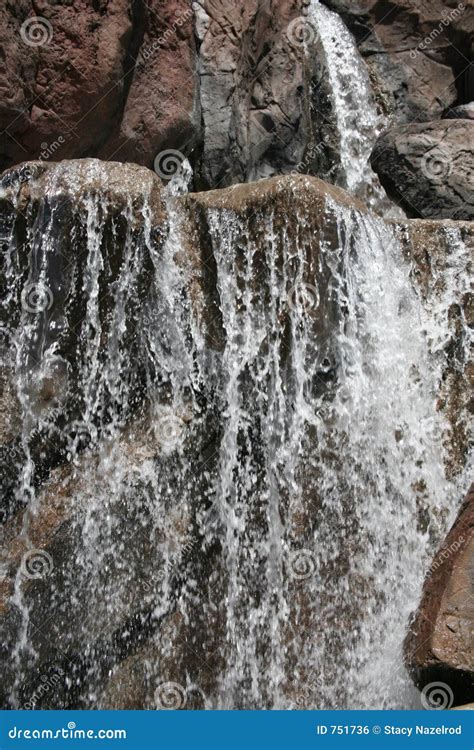 Rocky Mountain Waterfall Stock Photo Image Of Running 751736