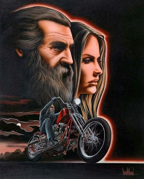 David Mann David Mann David Mann Art Biker Art