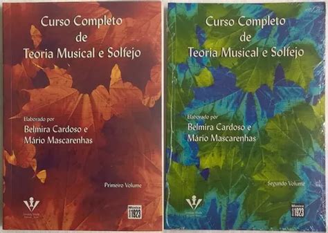 Kit Curso Completo Teoria Musical E Solfejo Vol 1 E 2 c Nf Frete grátis