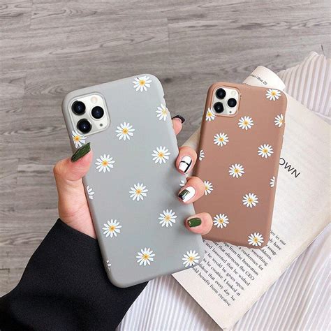 Moskado Art Floral Daisy Phone Case For Iphone X Xr Xs Max S