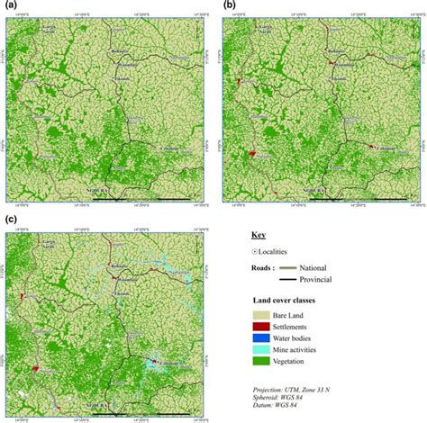 Two Maps Showing Different Areas In The Forest