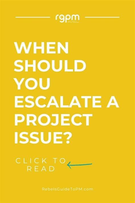 5 Scenarios Where You Should Escalate A Project Issue Workplace