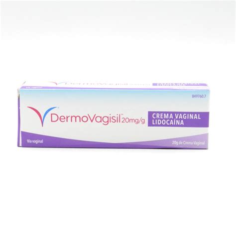 Comprar Dermovagisil 20 Mg G Crema Vaginal Lidocaina 20 G