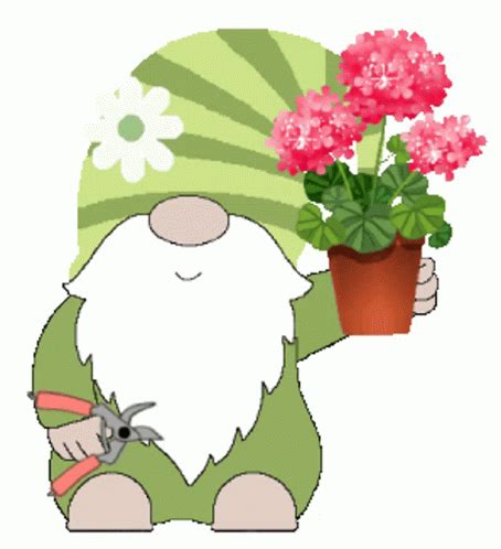 Spring Gnome Sticker Spring Gnome Gardening Discover Share GIFs