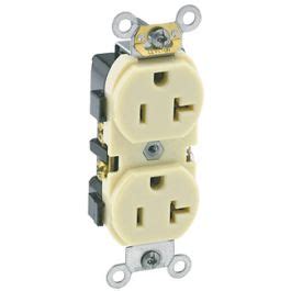 Leviton I Industrial Series Heavy Duty Grade Duplex Receptacle