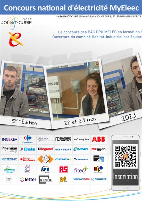 Affiche concours MyEleec 2023 Mise à jour MyEleec Site et forum d