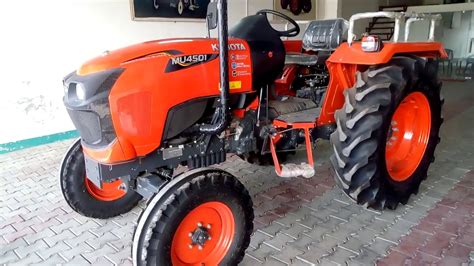 KUBOTA MU 4501 Tractor With Technical Full Feather Specification