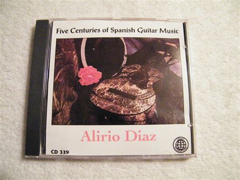 Alirio Diaz Five Centuries Of Spanish Guitar Music Cd Legacy