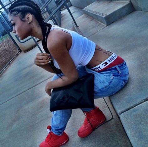 India Westbrooks Red Air Forces Denim Blue Jeans Tommy Hilfiger Boxers ...