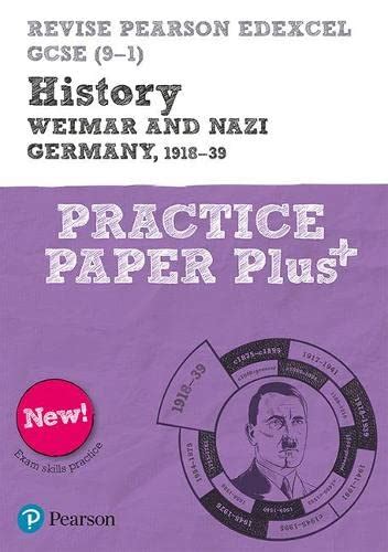 Buy Pearson Revise Edexcel Gcse History Weimar And Nazi Germany