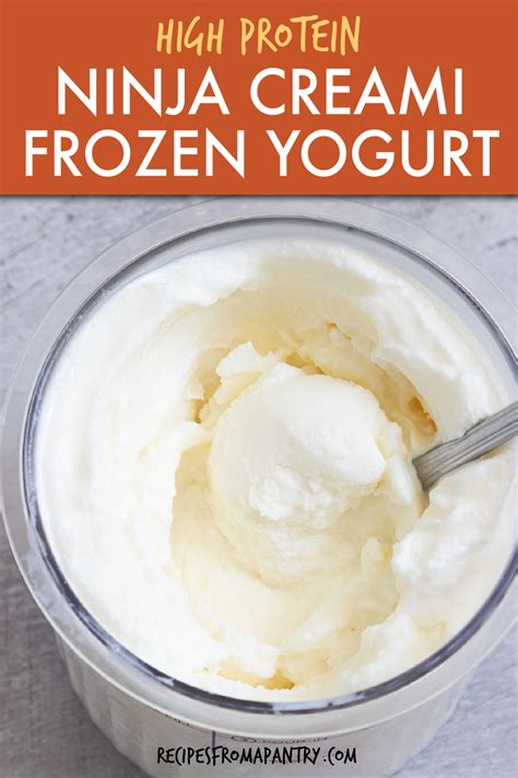 Ninja Creami Frozen Yogurt Recipes From A Pantry