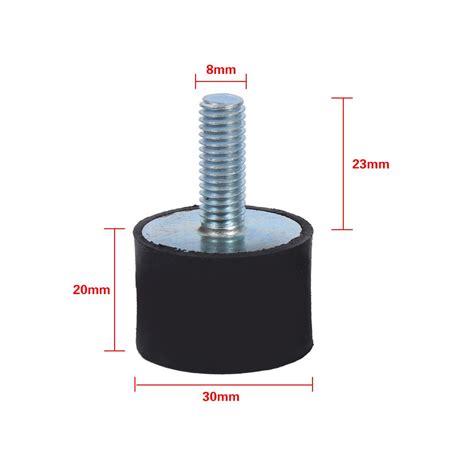 Gummi vibration isolator mount stötdämpare anti vi Grandado