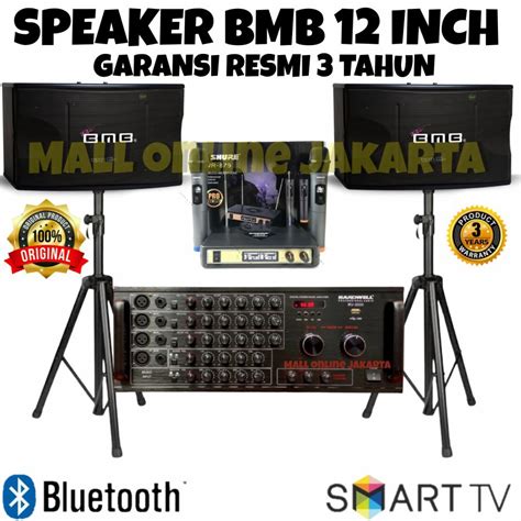 Jual Paket Karaoke Bmb Inch Power Amplifier Hardwell Rv