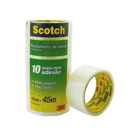 Rolos Fita Adesiva Transparente P Emb Mmx M Scotch M Fita